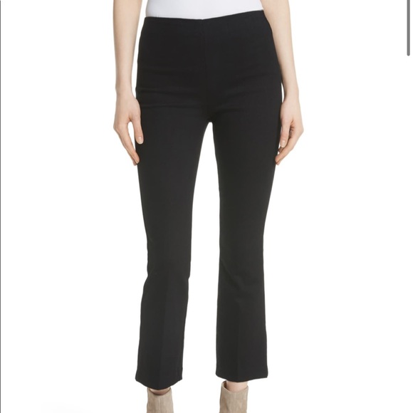 high rise black dress pants